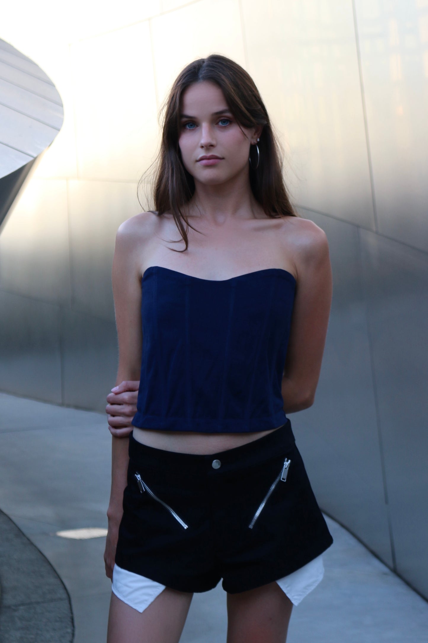 STRAPLESS CORSET TOP
