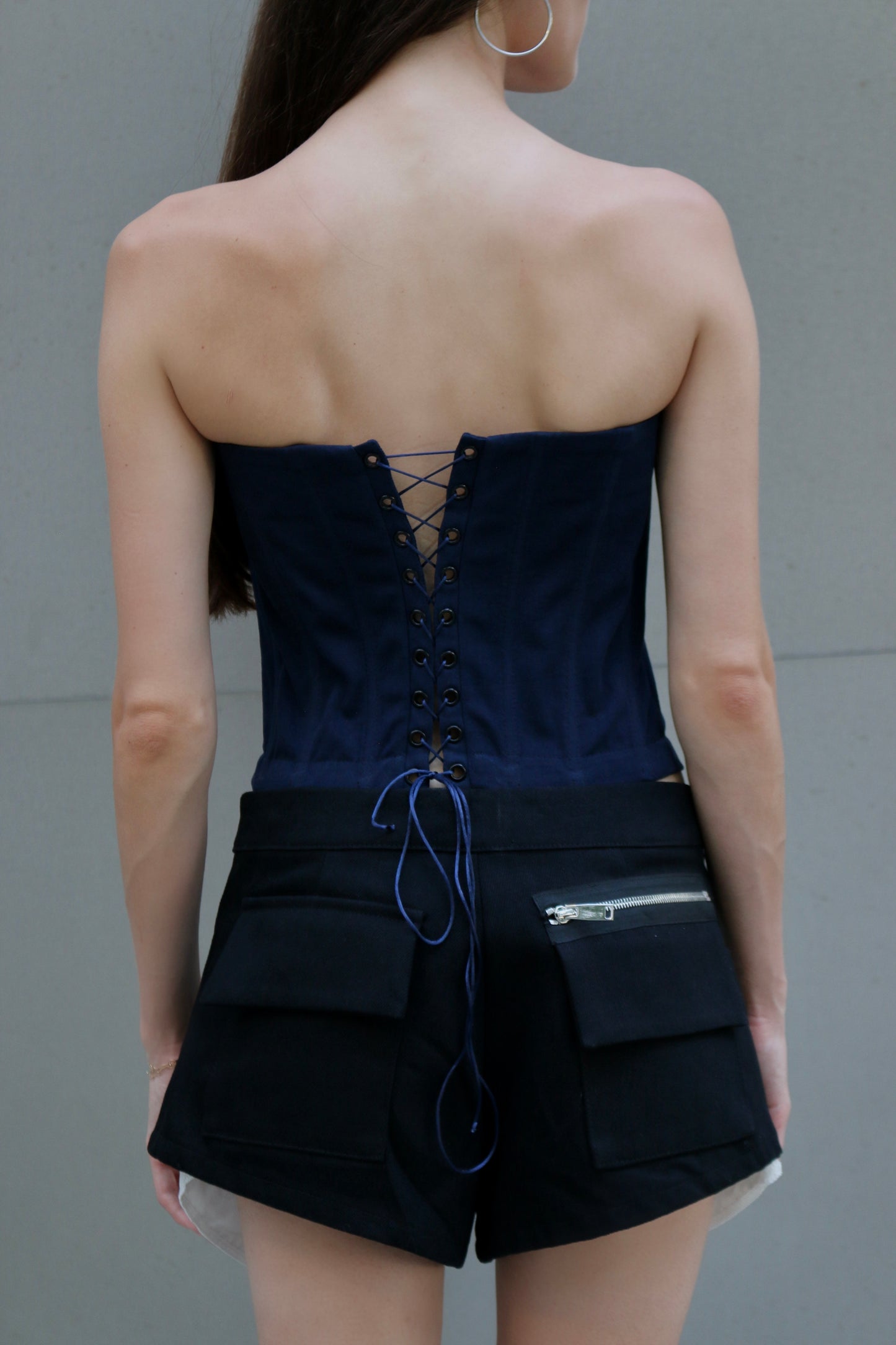 STRAPLESS CORSET TOP